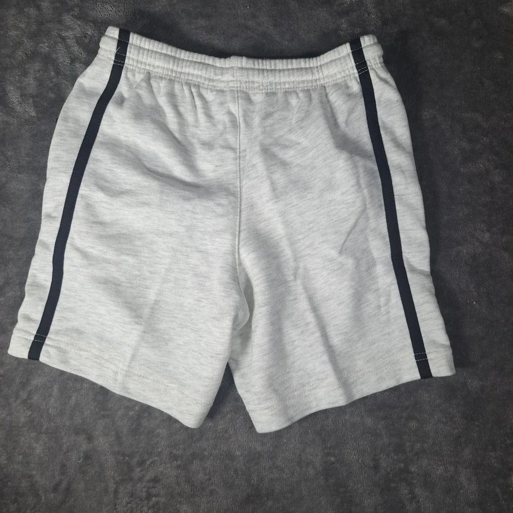 Converse Kids Grey Heather Athletic Sweat Shorts‎ Size 7 G739-X58 Sporty Casual